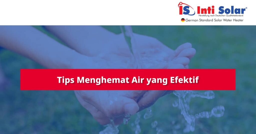 tips menghemat air