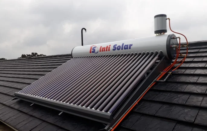 solar water heater atap